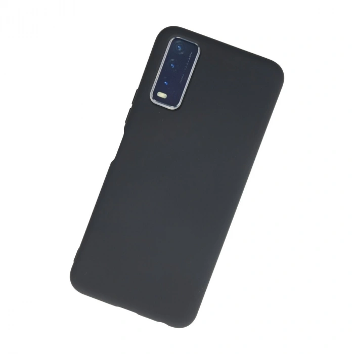 Vivo Y11s Kılıf Nano İçi Kadife Silikon - Gri