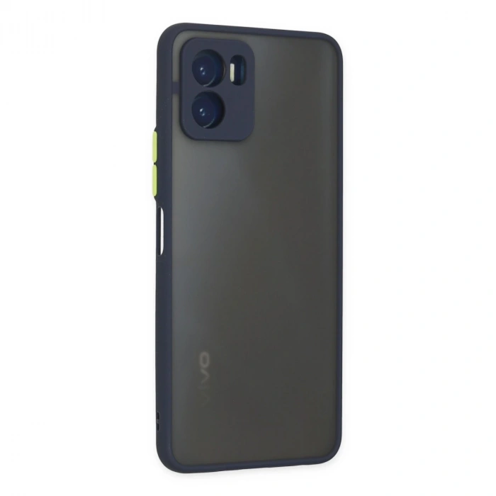 Vivo Y15s Kılıf Montreal Silikon Kapak - Lacivert