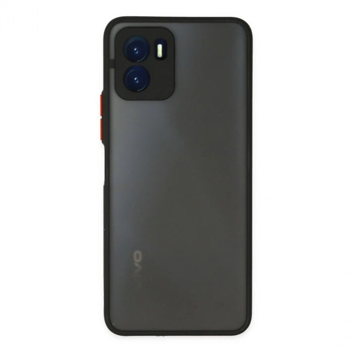 Vivo Y15s Kılıf Montreal Silikon Kapak - Siyah