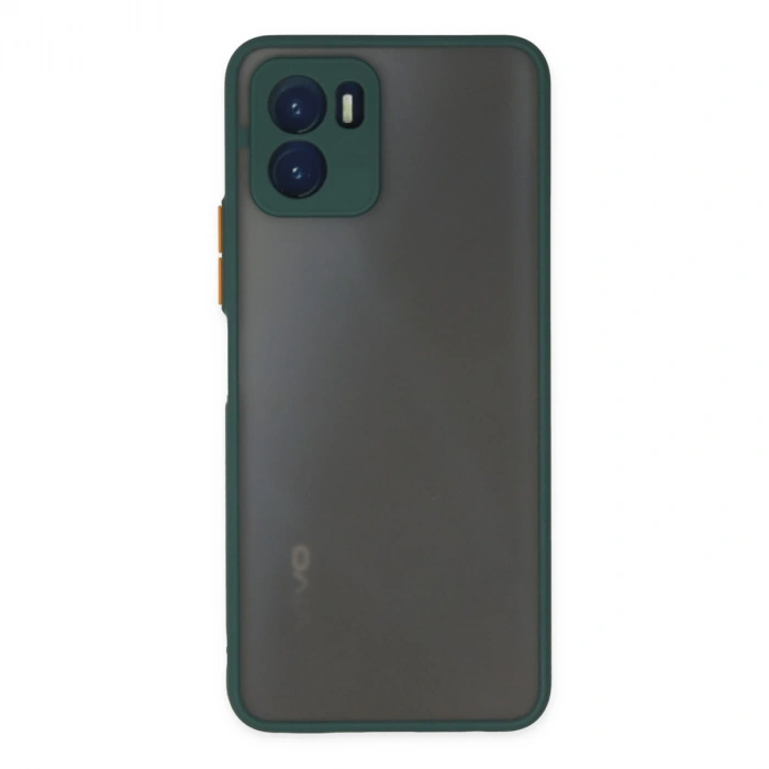Vivo Y15s Kılıf Montreal Silikon Kapak - Yeşil
