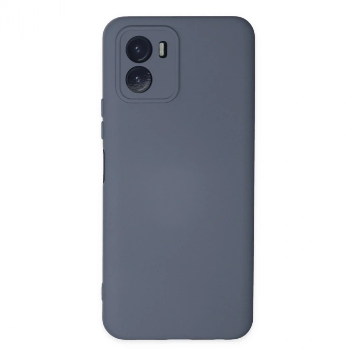 Vivo Y15s Kılıf Nano İçi Kadife Silikon - Gri