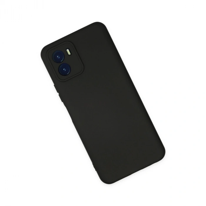 Vivo Y15s Kılıf Nano İçi Kadife Silikon - Siyah