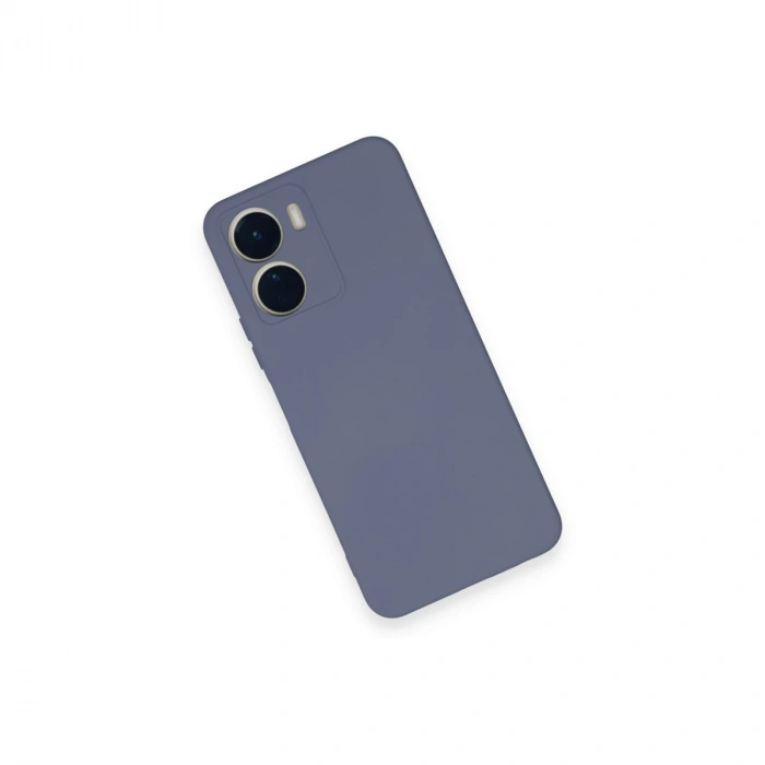 Vivo Y16 Kılıf Nano İçi Kadife Silikon - Gri