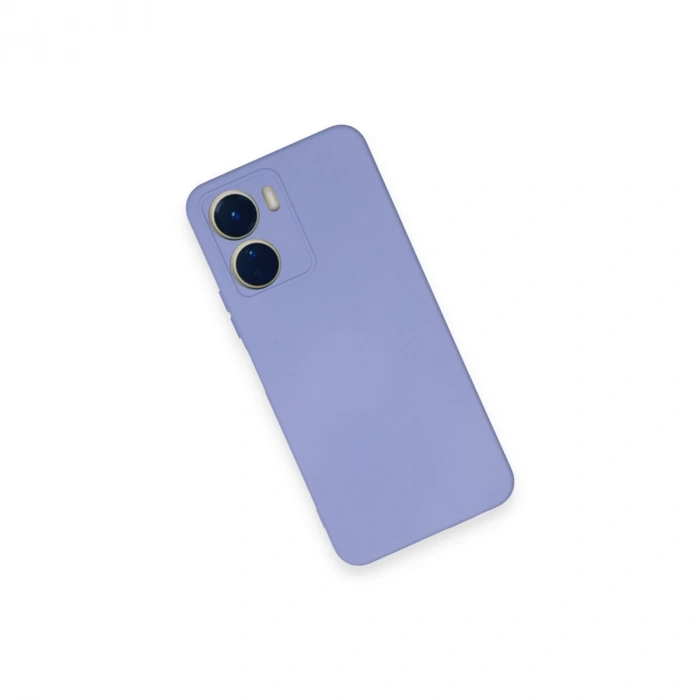 Vivo Y16 Kılıf Nano İçi Kadife Silikon - Lila