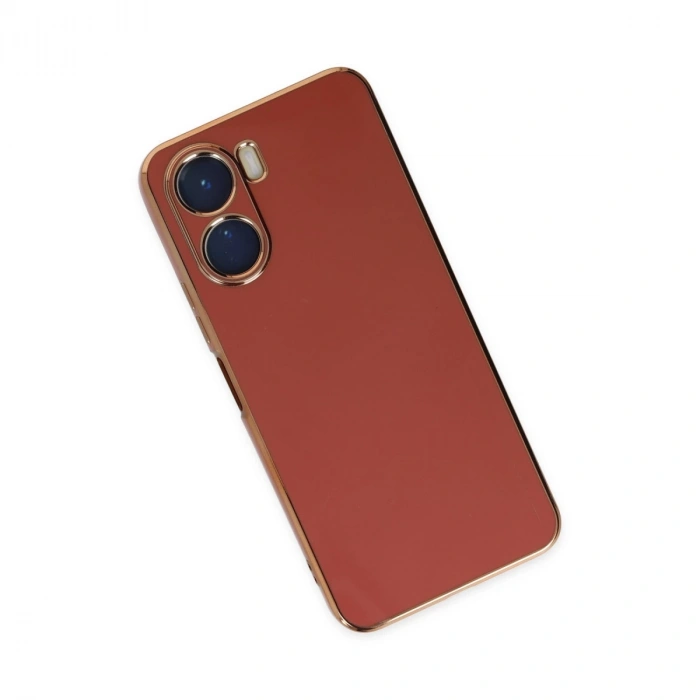 Vivo Y16 Kılıf Volet Silikon - Kırmızı