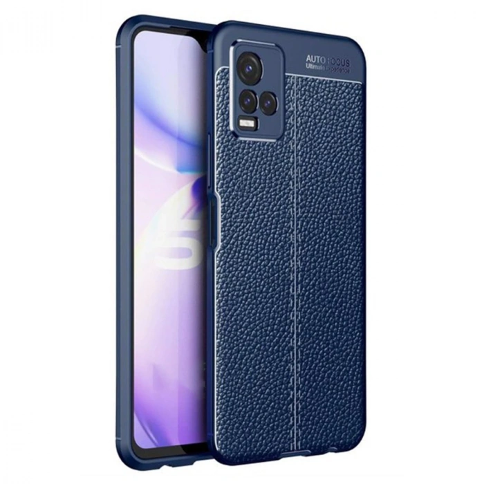 Vivo Y21s Kılıf Auto Focus Kapak - Lacivert