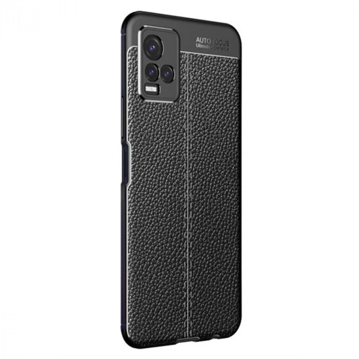 Vivo Y21s Kılıf Auto Focus Kapak - Siyah