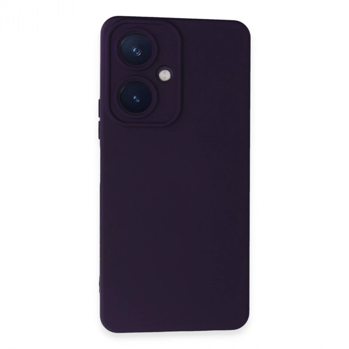 Vivo Y27 Kılıf Nano İçi Kadife Silikon - Mor