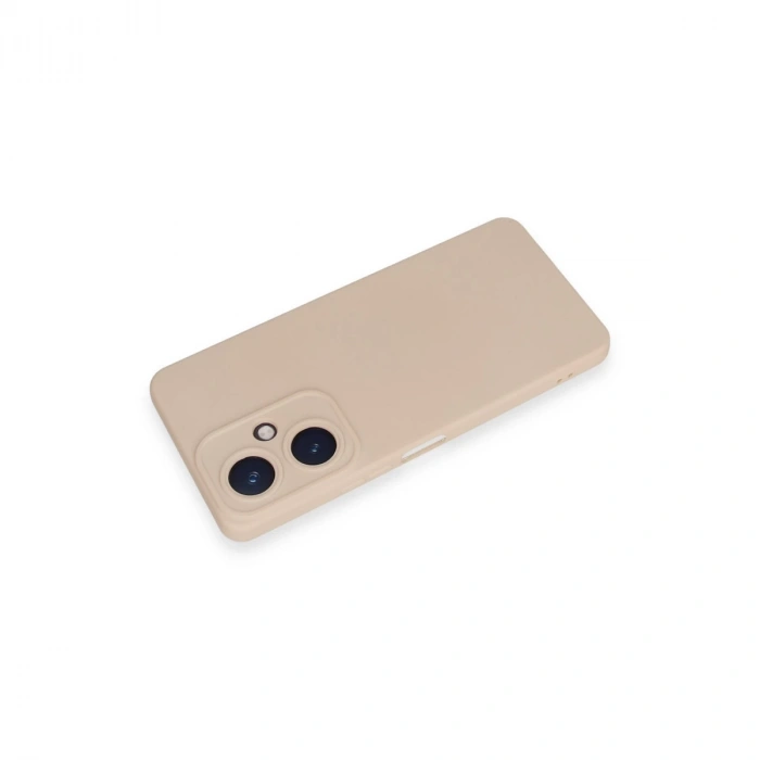 Vivo Y27 Kılıf Nano İçi Kadife Silikon - Pudra