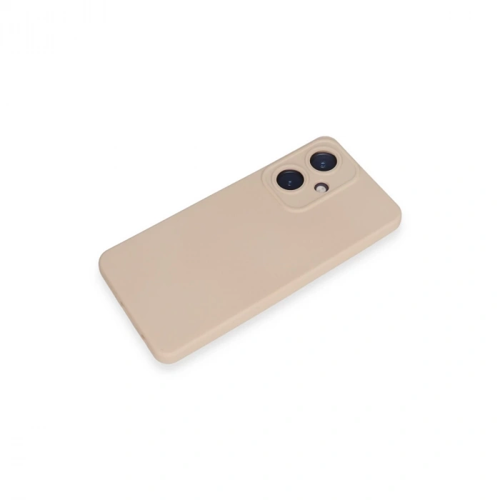 Vivo Y27 Kılıf Nano İçi Kadife Silikon - Pudra