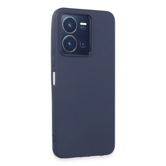 Vivo Y35 Kılıf First Silikon - Lacivert