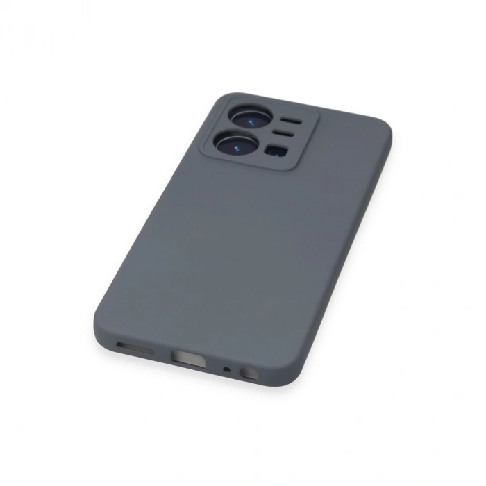 Vivo Y35 Kılıf Nano İçi Kadife Silikon - Gri