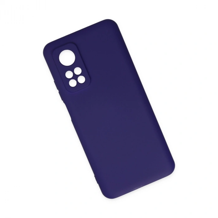 Xiaomi Mi 10t Kılıf Nano İçi Kadife Silikon - Mor