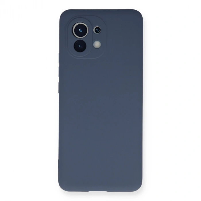 Xiaomi Mi 11 Kılıf Nano İçi Kadife Silikon - Gri