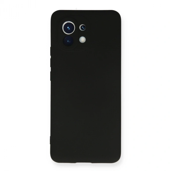 Xiaomi Mi 11 Kılıf Nano İçi Kadife Silikon - Siyah