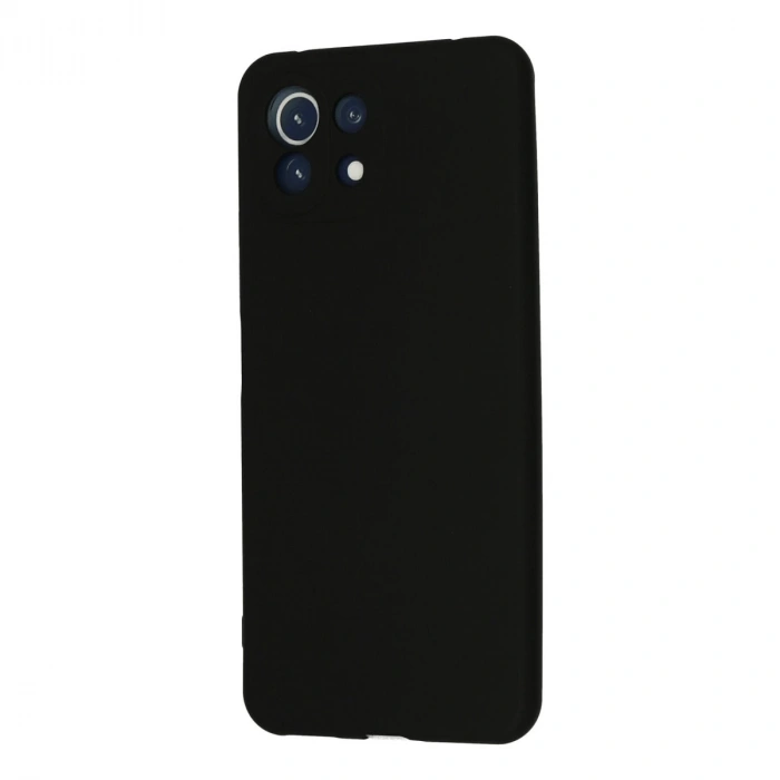 Xiaomi Mi 11 Lite Kılıf Nano İçi Kadife Silikon - Siyah