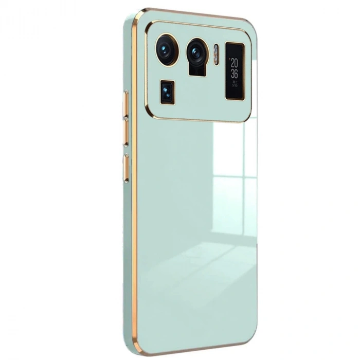 Xiaomi Mi 11 Ultra Kılıf Volet Silikon - Açık Yeşil