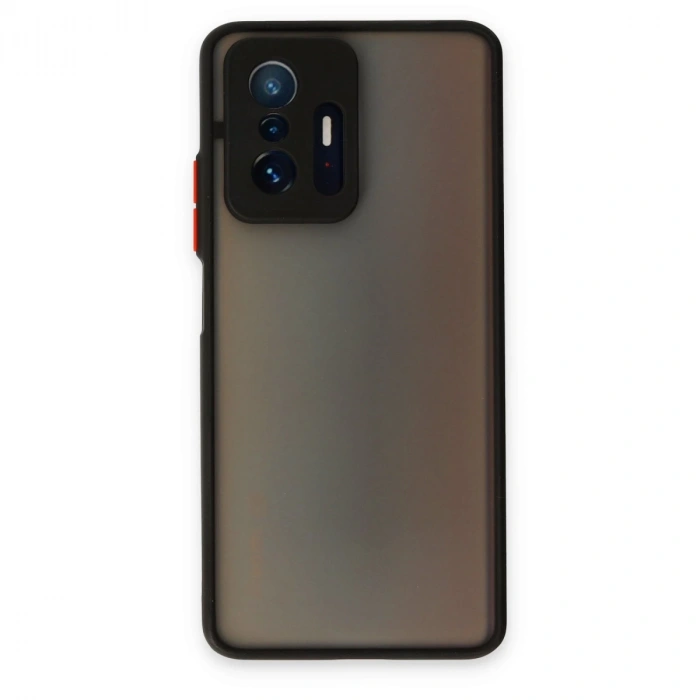 Xiaomi Mi 11t Pro Kılıf Montreal Silikon Kapak - Siyah
