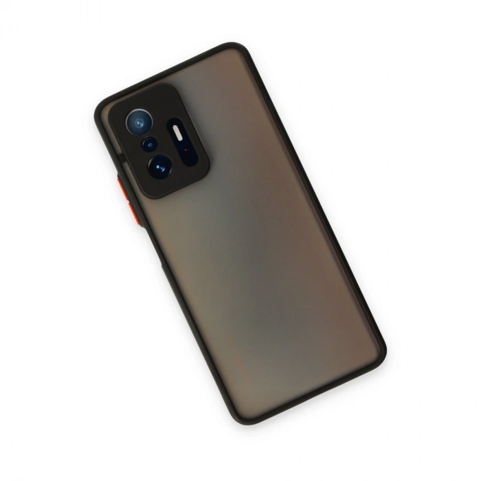 Xiaomi Mi 11t Pro Kılıf Montreal Silikon Kapak - Siyah