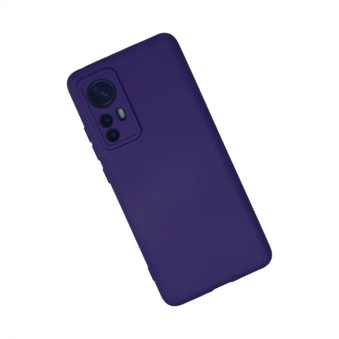 Xiaomi Mi 12 Kılıf Nano İçi Kadife Silikon - Mor