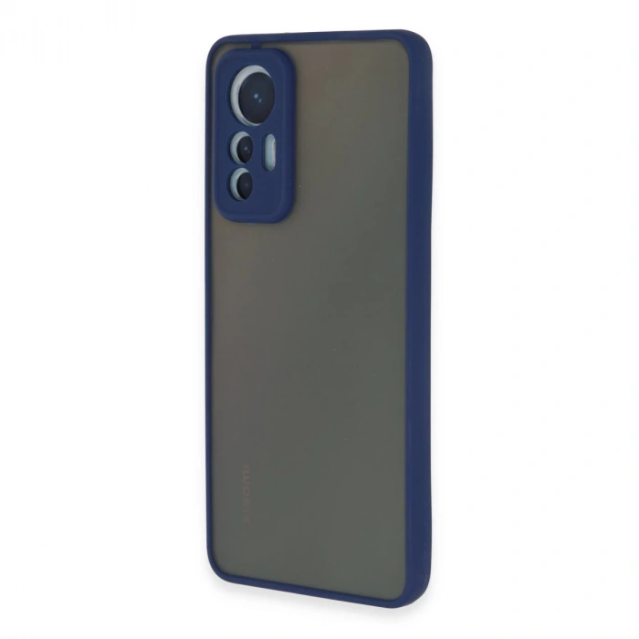 Xiaomi Mi 12 Lite Kılıf Montreal Silikon Kapak - Lacivert