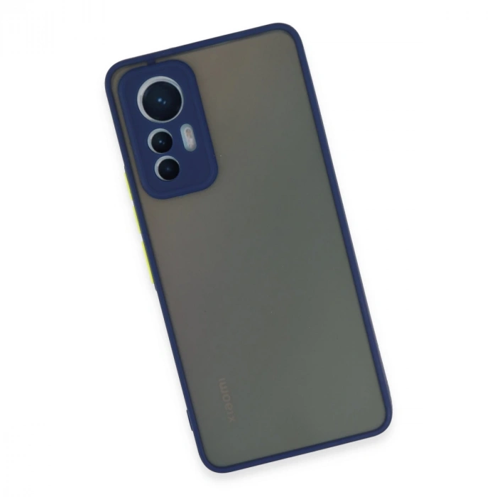 Xiaomi Mi 12 Lite Kılıf Montreal Silikon Kapak - Lacivert