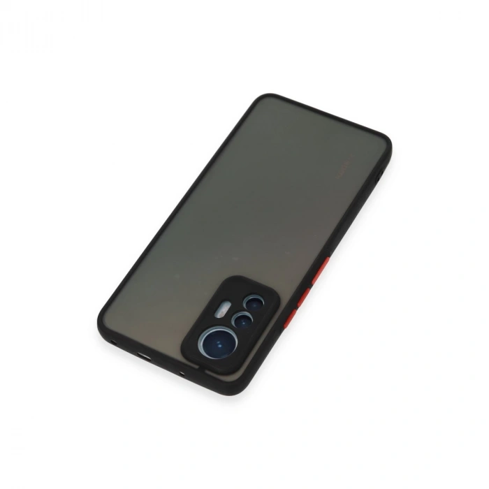 Xiaomi Mi 12 Lite Kılıf Montreal Silikon Kapak - Siyah