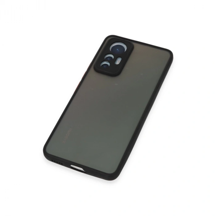 Xiaomi Mi 12 Lite Kılıf Montreal Silikon Kapak - Siyah
