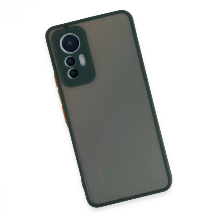Xiaomi Mi 12 Lite Kılıf Montreal Silikon Kapak - Yeşil