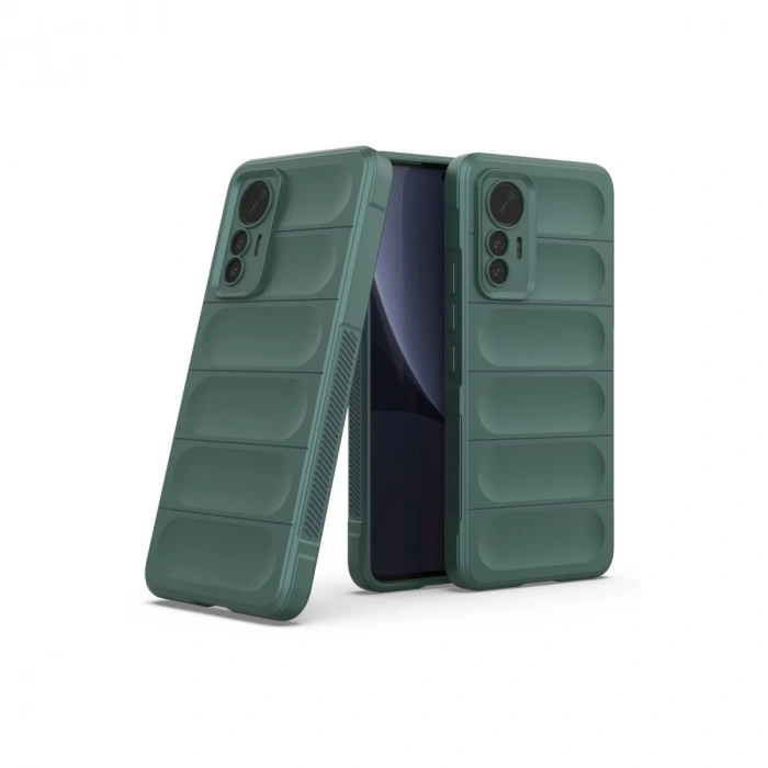 Xiaomi Mi 12 Lite Kılıf Optimum Silikon - Koyu Yeşil