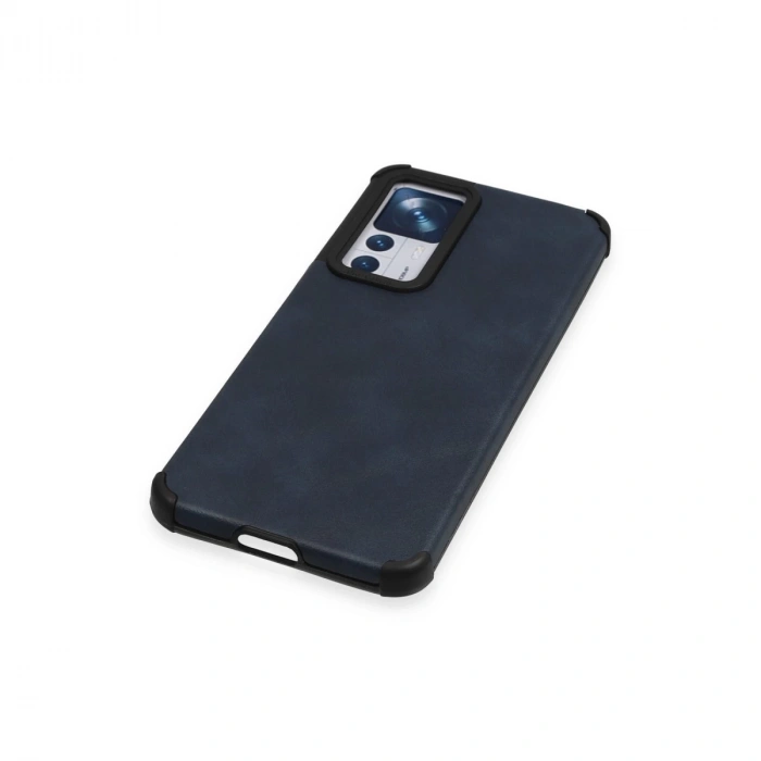 Xiaomi Mi 12t Kılıf Loop Deri Silikon - Lacivert