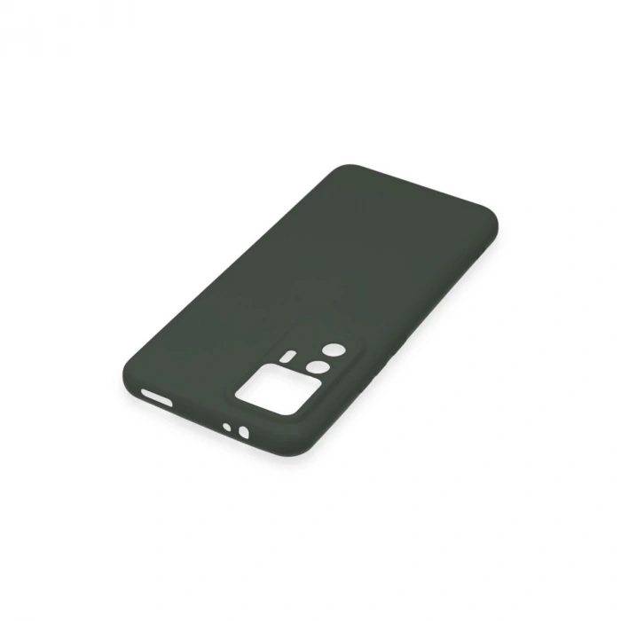 Xiaomi Mi 12t Pro Kılıf Nano İçi Kadife Silikon - Koyu Yeşil