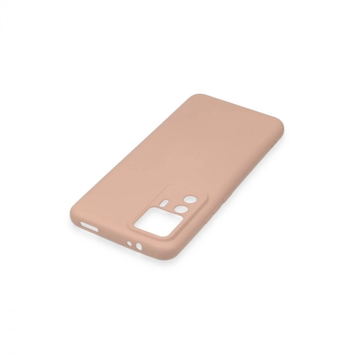 Xiaomi Mi 12t Pro Kılıf Nano İçi Kadife Silikon - Pudra