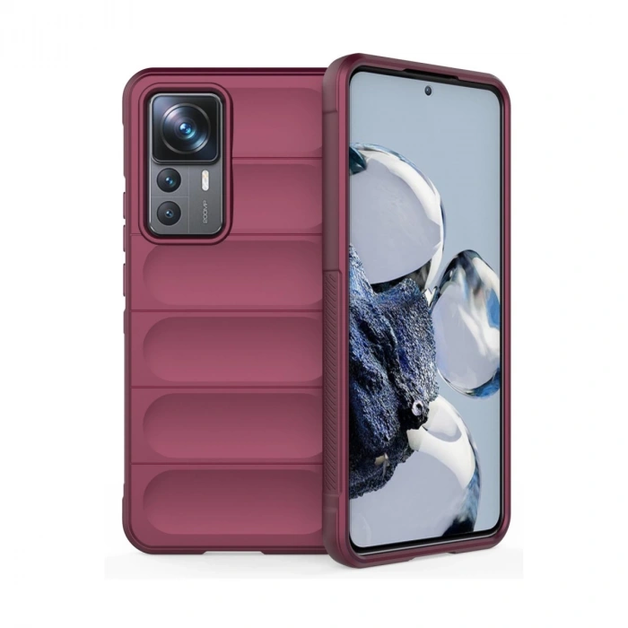 Xiaomi Mi 12t Pro Kılıf Optimum Silikon - Bordo