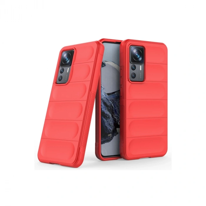Xiaomi Mi 12t Pro Kılıf Optimum Silikon - Kırmızı