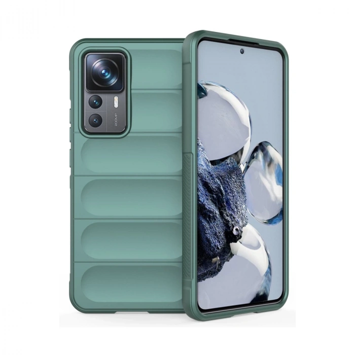 Xiaomi Mi 12t Pro Kılıf Optimum Silikon - Koyu Yeşil