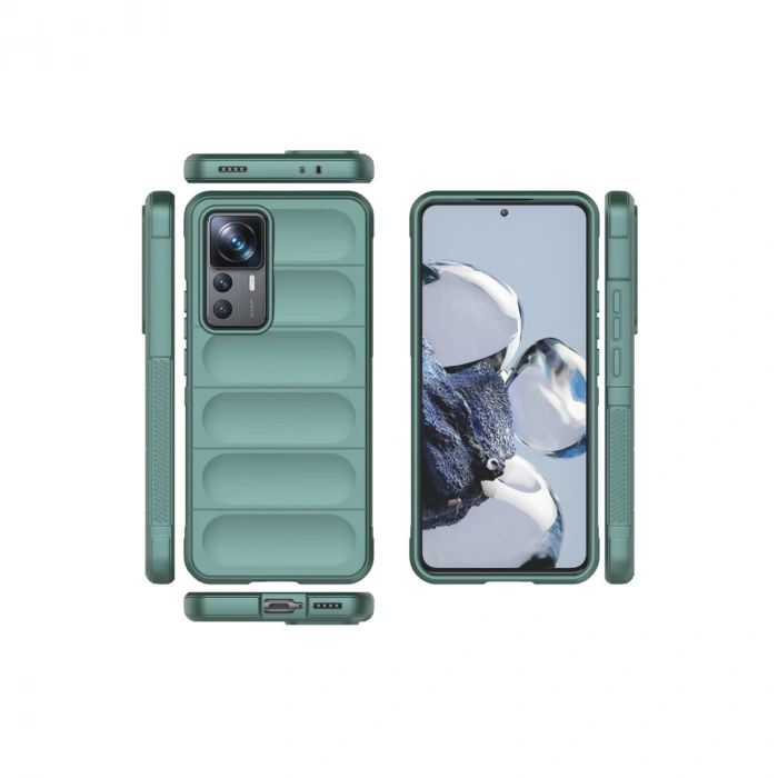 Xiaomi Mi 12t Pro Kılıf Optimum Silikon - Koyu Yeşil