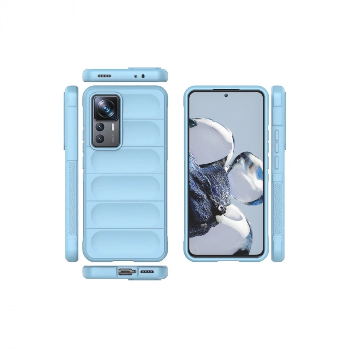 Xiaomi Mi 12t Pro Kılıf Optimum Silikon - Sky Blue