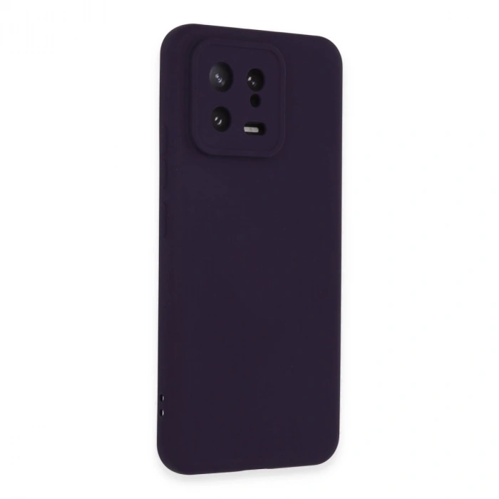 Xiaomi Mi 13 Kılıf Nano İçi Kadife Silikon - Mor