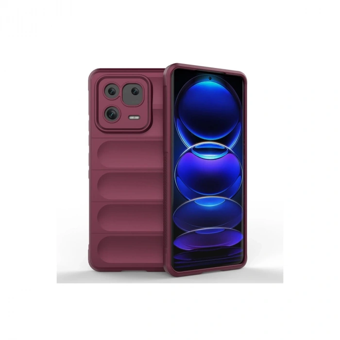 Xiaomi Mi 13 Kılıf Optimum Silikon - Bordo