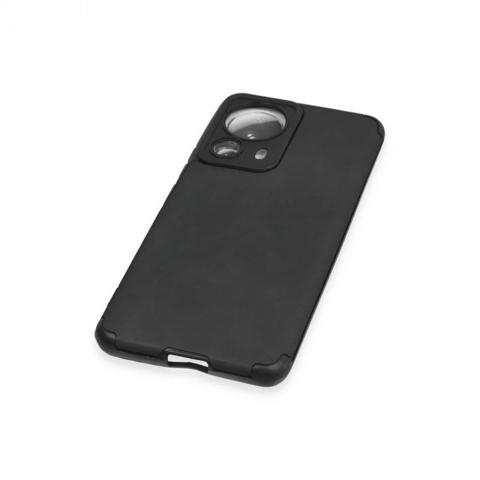 Xiaomi Mi 13 Lite Kılıf Loop Deri Silikon - Siyah