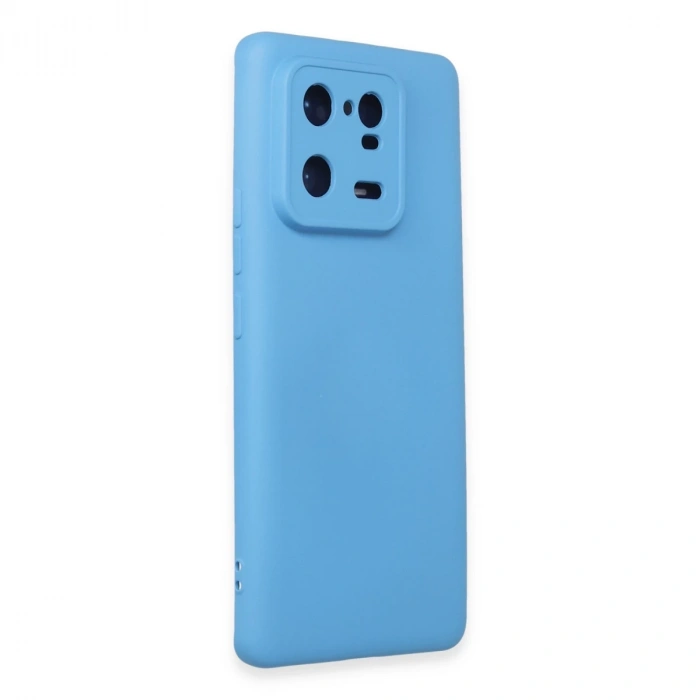 Xiaomi Mi 13 Pro Kılıf Nano İçi Kadife Silikon - Mavi