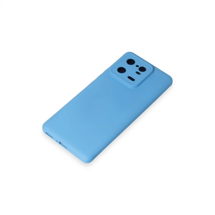 Xiaomi Mi 13 Pro Kılıf Nano İçi Kadife Silikon - Mavi