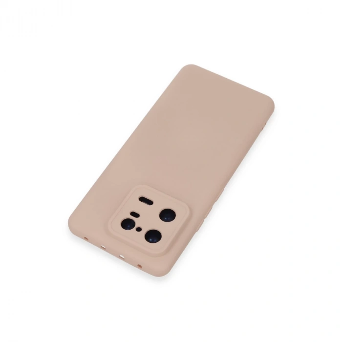 Xiaomi Mi 13 Pro Kılıf Nano İçi Kadife Silikon - Pudra