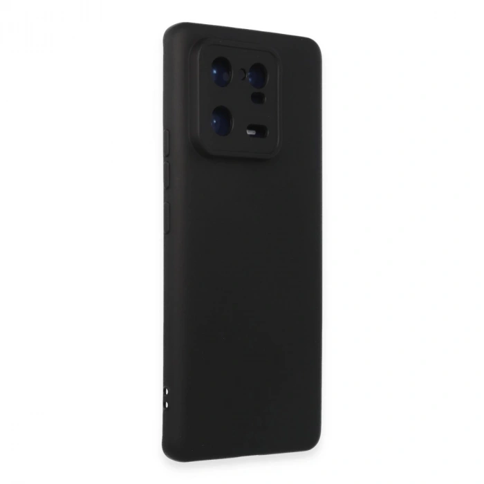 Xiaomi Mi 13 Pro Kılıf Nano İçi Kadife Silikon - Siyah