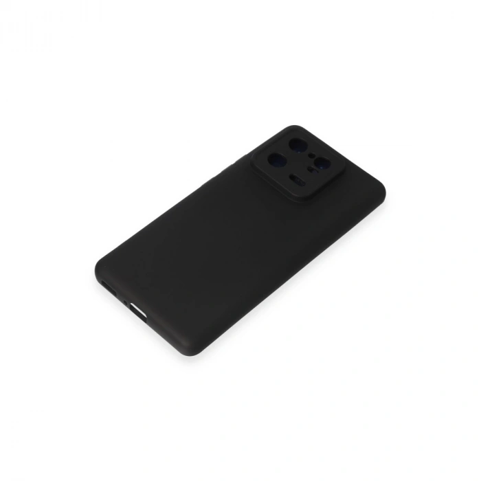 Xiaomi Mi 13 Pro Kılıf Nano İçi Kadife Silikon - Siyah