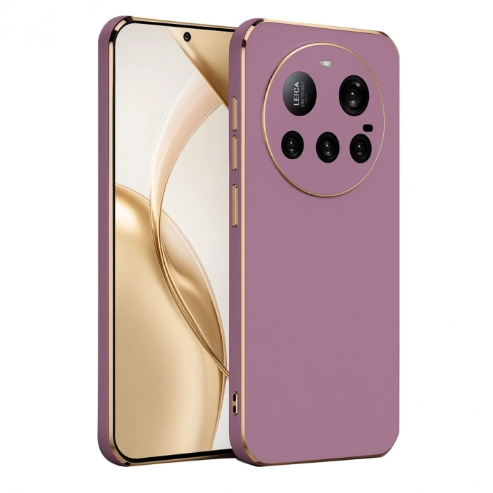 Xiaomi Mi 15 Ultra Kılıf Volet Silikon - Mor