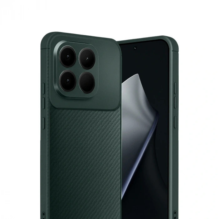 Xiaomi Mi 15t Auto Focus Karbon Kapak - Koyu Yeşil