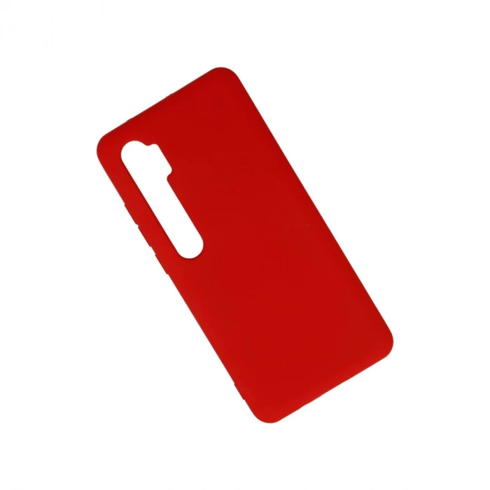 Xiaomi Mi Note 10 Lite Kılıf Nano İçi Kadife Silikon - Kırmızı