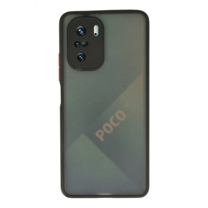 Xiaomi Poco F3 Kılıf Montreal Silikon Kapak - Siyah